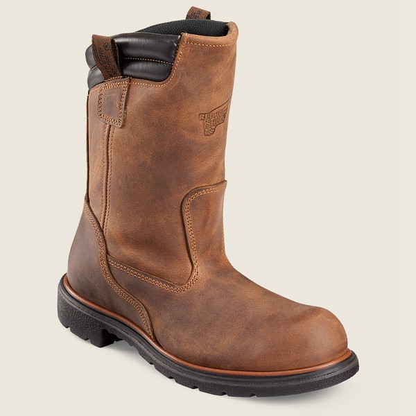 Botas de Seguridad Red Wing Hombre Marrom - Dynaforce® - 11-Inch Toe Pull-On - 671-TGCXBZ